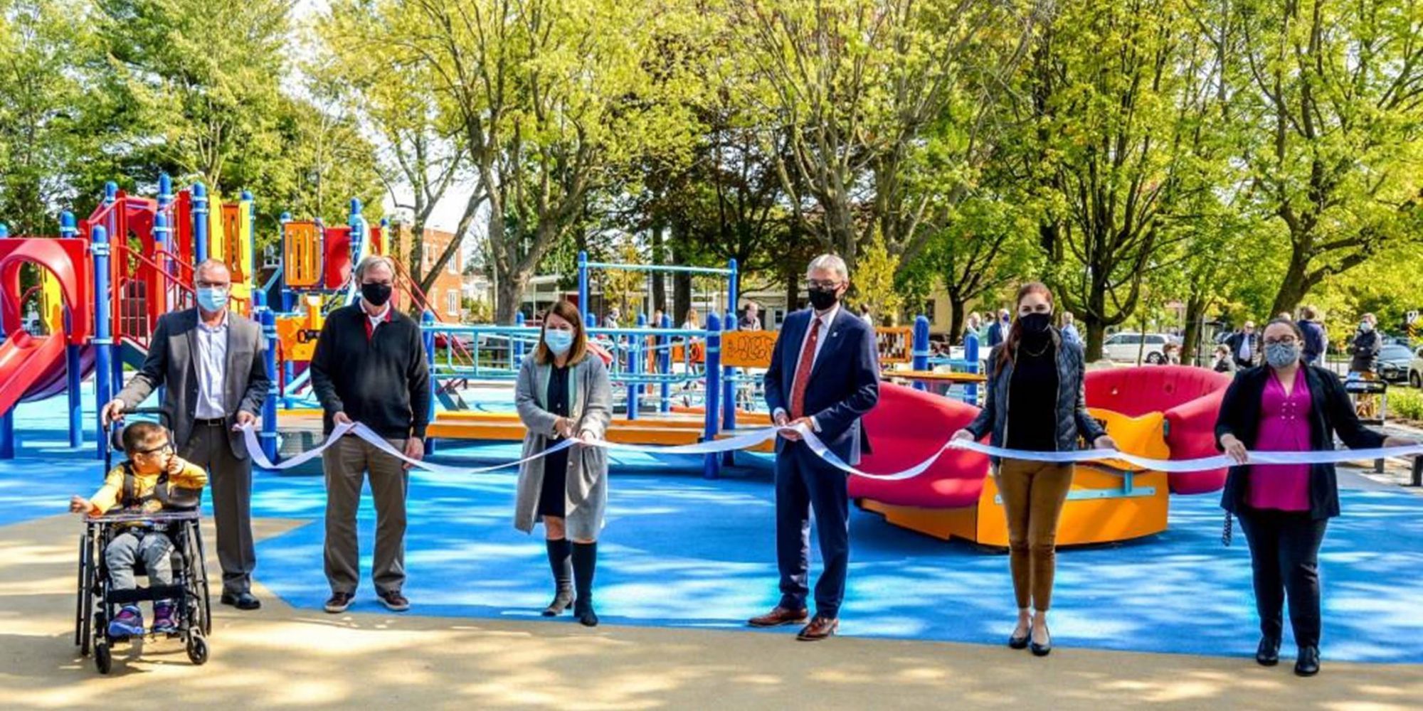Un nouveau parc entièrement aménagé pour les personnes vivant avec un handicap