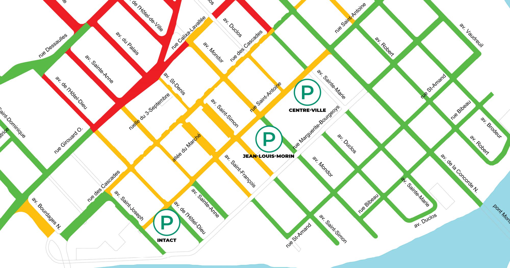 Saint-Hyacinthe ajuste l’offre de stationnement pour préserver l’accès au centre-ville cet hiver